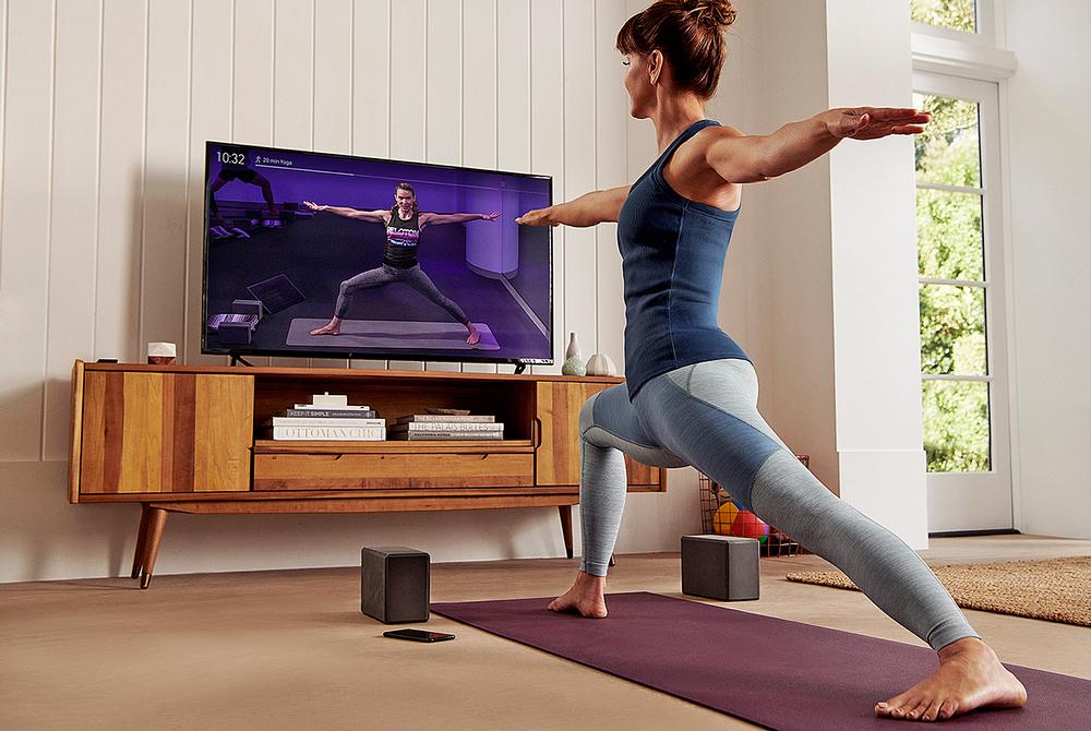 With Amazon Fire TV, members can work out in front of the largest screen in their house
