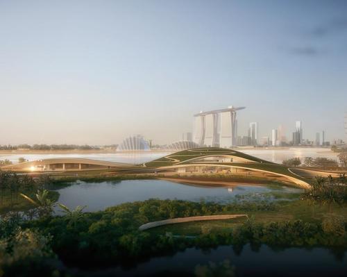 The memorial will be located at the Gardens by the Bay parkland destination / Kengo Kuma & Associates + K2LD Architects