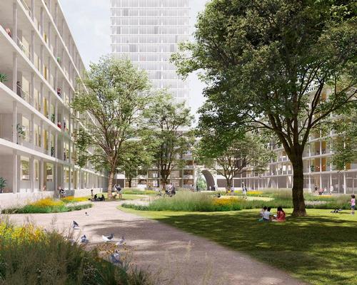 A new urban structure composed of towers and interconnecting courtyard buildings will be the main new element / David Chipperfield Architects
