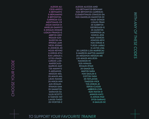 The 1Rebel quarantine campaign gives members the chance to support their favourite instructor / 1Rebel