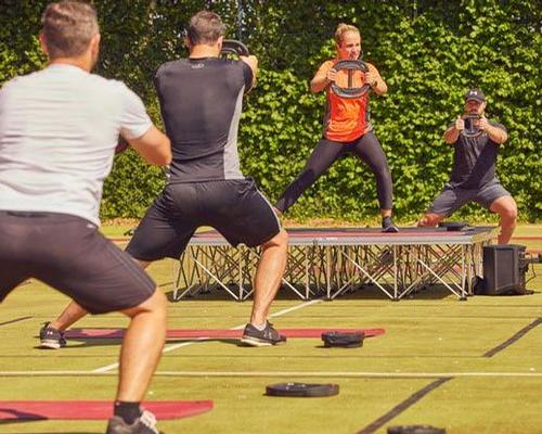 Les Mills Bodypump workouts are being offered outdoors / David Lloyd Leisure