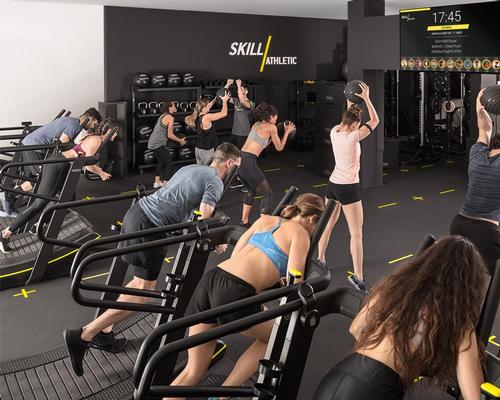 In-gym classes can be streamed to members to engage them in working out at home / Technogym