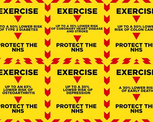 The posters, carrying the message of 