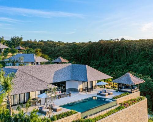 The spa has also been designed with a private meditation terrace and remote hillside suite – called The Sanctuary – which facilitates outdoor treatments immersed in nature / Raffles