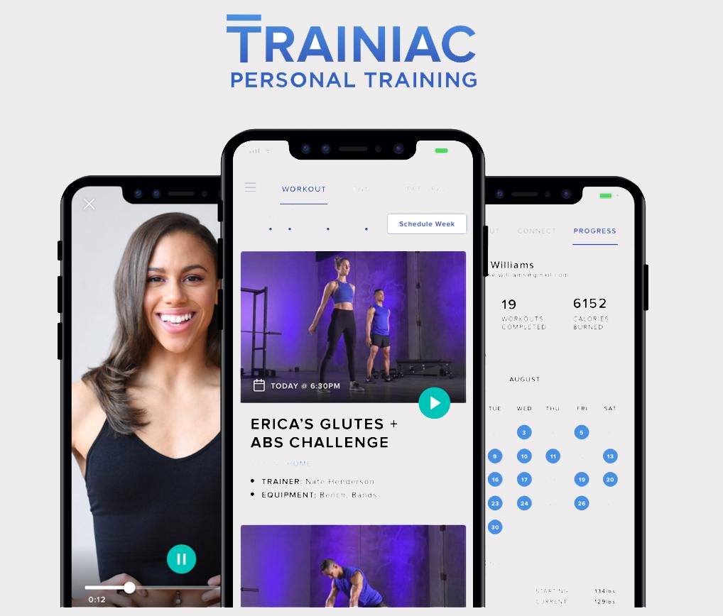 Users of Trainiac will be able to be paired with a certified coach to build a custom fitness programme / Gympass