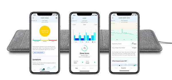 The Sleep Analyzer provides medical-grade sleep monitoring and insights, and detects sleep apnea / PHOTO: Withings