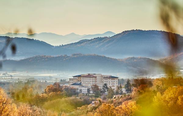 The palace sits in a thermal location and is now a world-class medical spa / Photo credit: Adriano Truscello