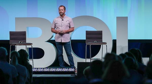 Rick Stollmeyer spoke on building a wellness business post-COVID / photo: Mindbody Bold