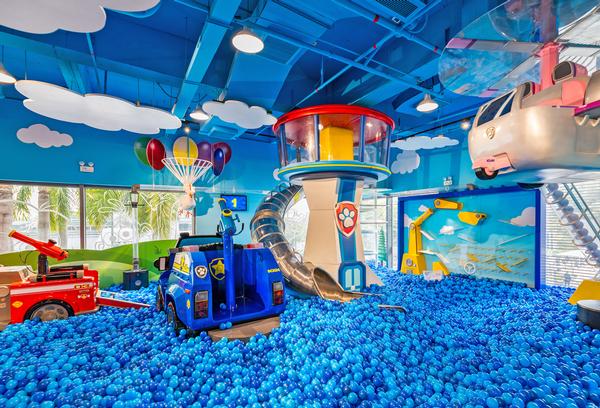 Attractions at the centre include themed soft play, foam and ball pit areas