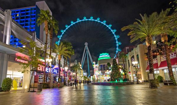 The 550ft-high High Roller observation wheel in Las Vegas: each cabin is a mini-showroom with music and theatrical lighting / Corinne Cunningham