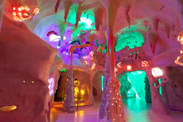 Visitors choose their own path through the House of Eternal Return / Photo: Lindsey Kennedy