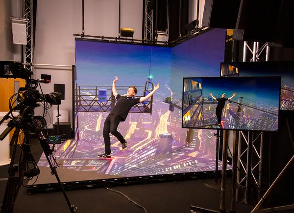 The SmartStage Studio immersive video environment / Photo: White Light
