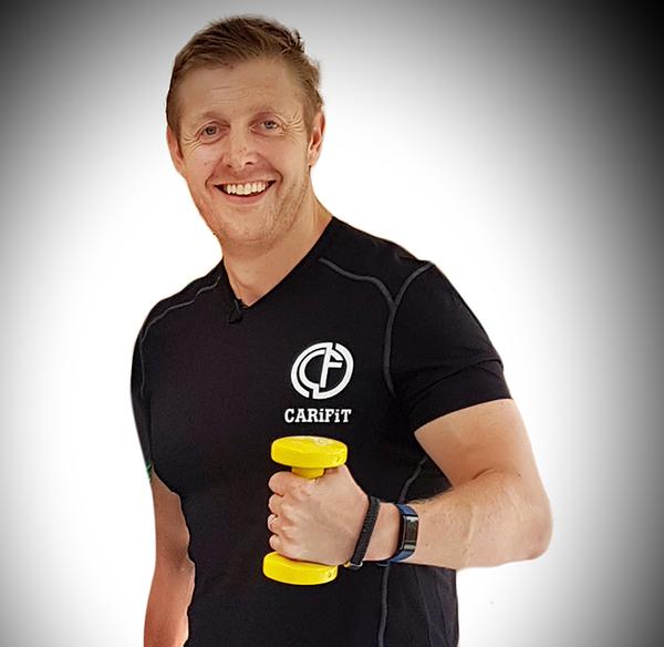 Hill worked as a PT at his ‘mum-focused gym’ in London before launching Carifit
