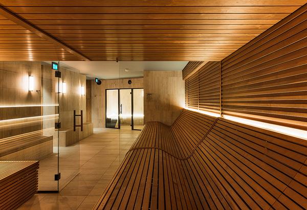Wellness elements at SportCity include a sauna and steamroom and high-end changing rooms / Photo: Sportcity