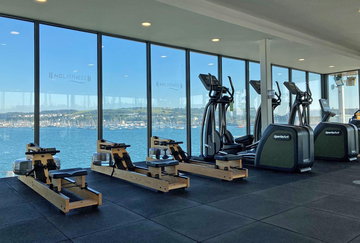 Views of the sea are a benefit of the marina location / photo: MDL Fitness