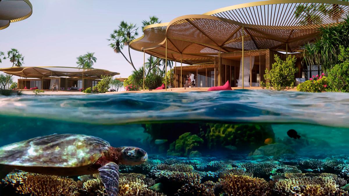 Shurayrah’s coral-inspired resorts will underpin the bulk of the 16 hotels in the project’s first phase, due for completion in 2023