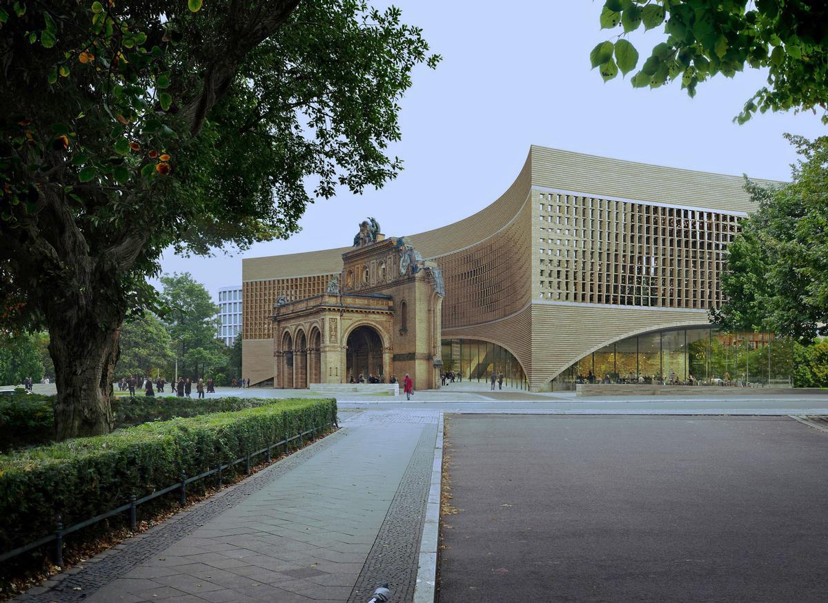 The Exile Museum will incorporate the ruins of the Anhalter Bahnhof railway station / Exile Museum