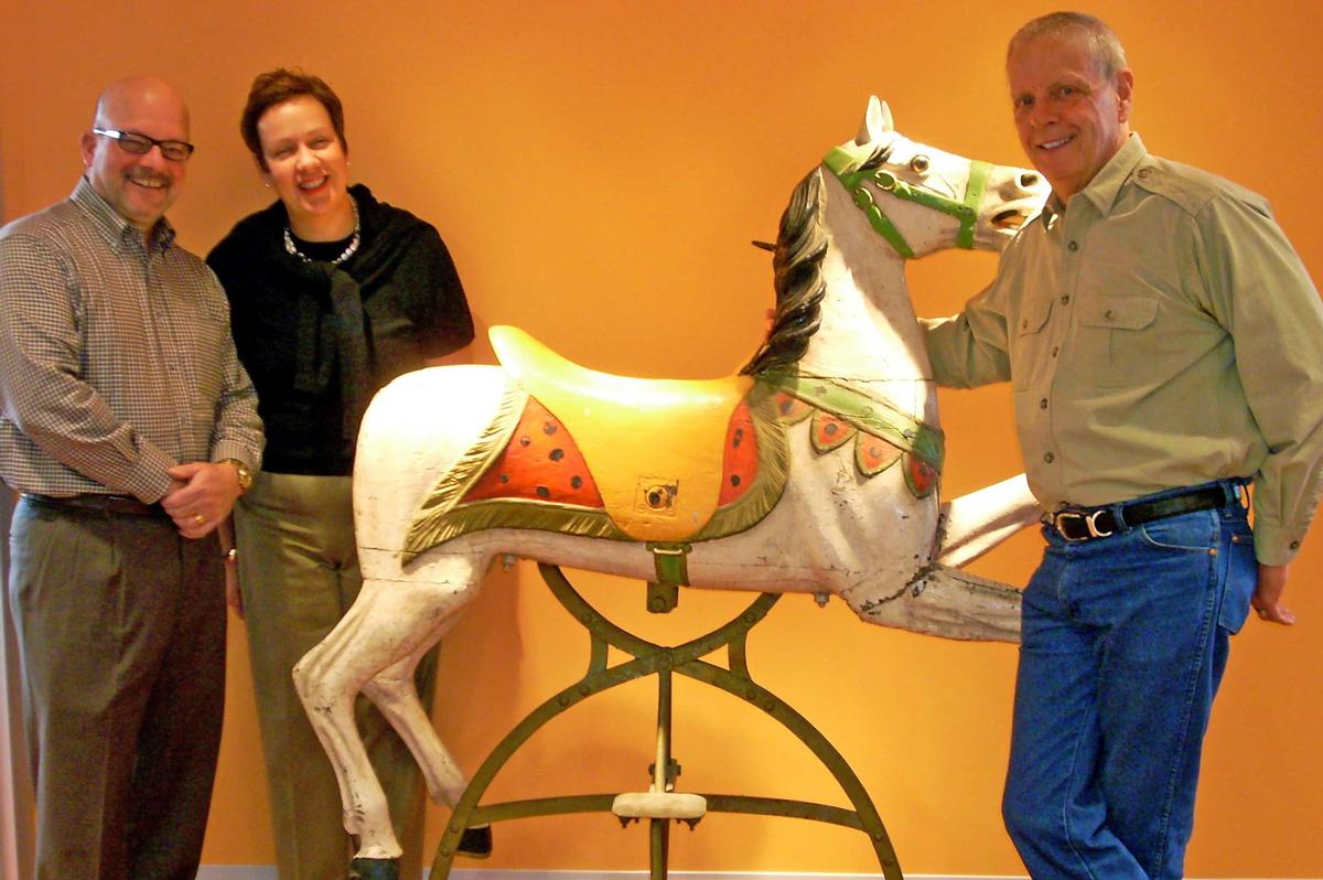 Keith James with JRA co-founders, the late Amy Merrell and Jack Rouse / JRA
