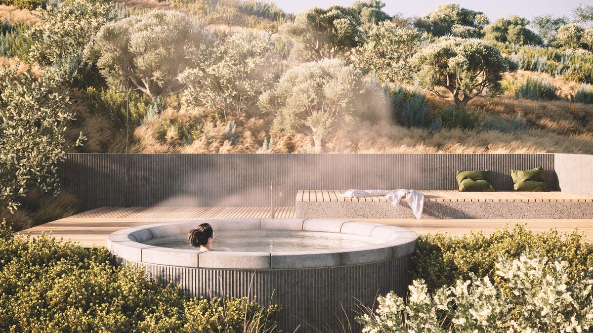 Following Alba’s launch in late Q2/early Q3 of 2022, the next step will be to add a small number of luxury villas by 2023 / Hayball and Alba Thermal Springs and Spa