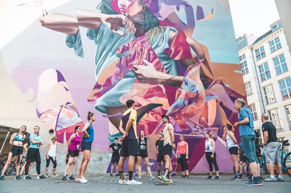 Petit organised Urban Art Run, which inspired the Active Giving app / © Active Giving