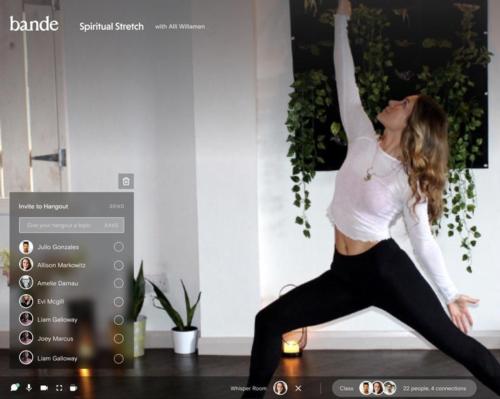 New launch, Bande, offers digital fitness with social interaction