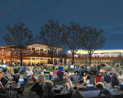 Ravinia Festival's Music Box, designed by BRC Imagination Arts, prepares for full opening