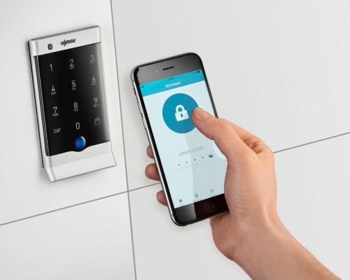Ojmars new OCS SMART allows for a truly hands-free locker system