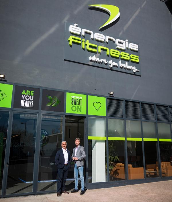 Rod Hill (left) and George Houtenbos (right) have big plans for Spain / photo: energie Fitness