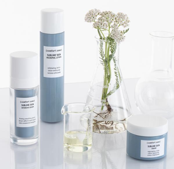Comfort Zone has introduced recycled glass and a refillable solution in the new Sublime Skin anti-aging range / photo: Comfort Zone/Davines Group