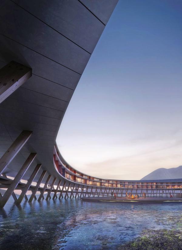 Svart will offer an all-encompassing approach to wellness, indoors and out / Photo: Snøhetta_Plompmozes_Miris