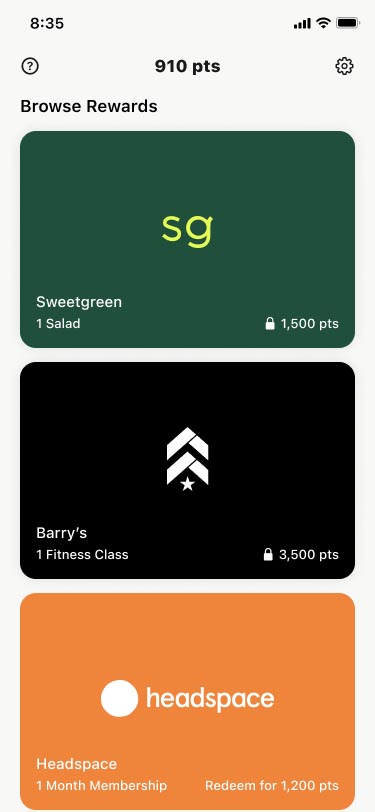 Ness is developing a range of wellness-driven credit cards / Ness