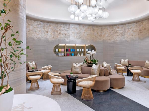 Awana’s rounded rooms and curved design create an nurturing feel / Nicole Wozniak at Resorts World Las Vegas