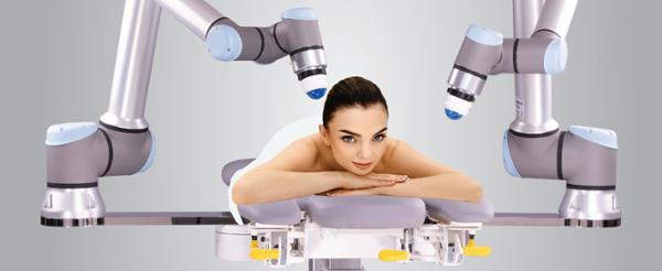 ‘Alex’ – powered by AI – is one of the first life-sized massage robots / photo: Massage Robotics