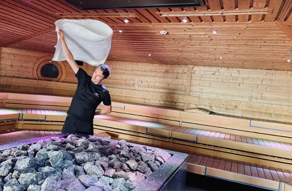 Lasse Eriksen has spent a decade researching sauna rituals / photo: Farris Bad