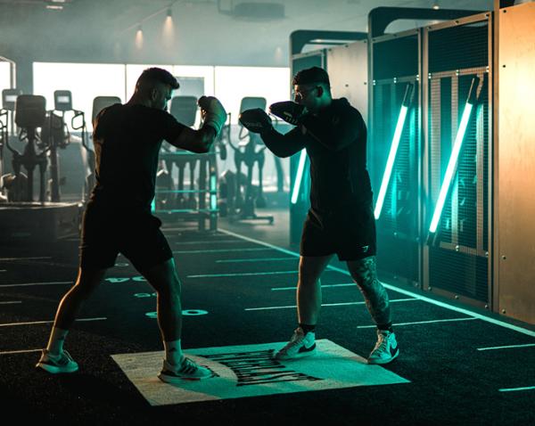 The boxing ring is front and centre in the Everlast gym design / photo: everlast gyms