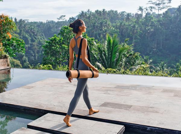 61% of respondents were planning a wellness vacation / shutterstock/Maridav