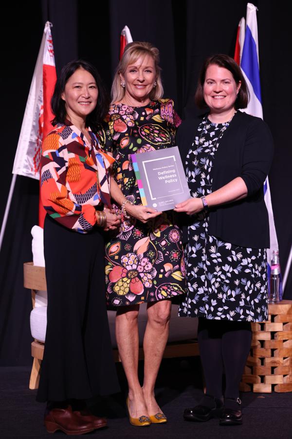 Findings were presented by Yeung (left) and Johnston (right) at the GWS / Photo: Global Wellness Institute Findings were presented by Yeung (left) and Johnston (right) at the GWS / Photo: Global Wellness Institute