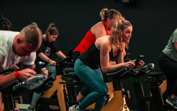 The cycle studio is the ‘jewel in the crown’, with boutique-style classes using Technogym Group Cycle / Technogym