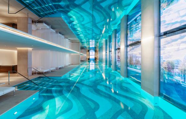 The Dior Spa’s 30m pool / photo: alexandre tabaste