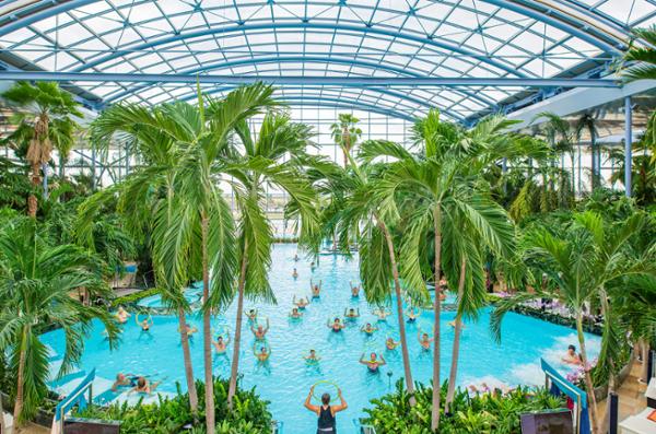 The 30,000sq m Therme Bucharest has LEED Platinum certification / Therme Group