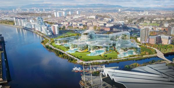 Theme Group recently announced new sites for Toronto and Glasgow (pictured) / Therme Group