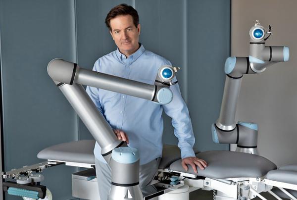 “We’re not trying to replace humans,” stresses Christian Mackin / photo: Massage Robotics