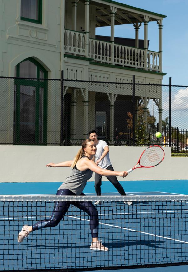 The Doncaster club has four competition-grade tennis courts / Next Gen/ Doug Balcomb