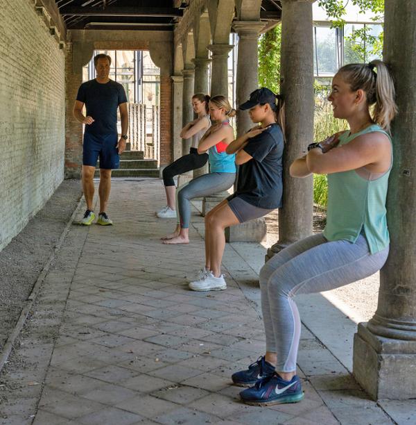 Fitness coaching is on offer and wellness retreats will launch soon / photo: Jurgen Lijcops