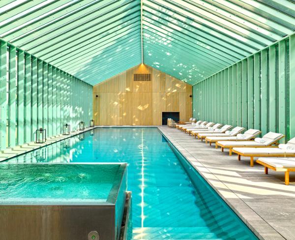 The spa is an inner-city escape bathed in natural light / photo: marketing deluxe © Hugo Thomassen