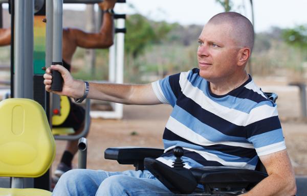 Gyms can be intimidating for wheelchair users / Photo: realpeopleFrame Stock Footage