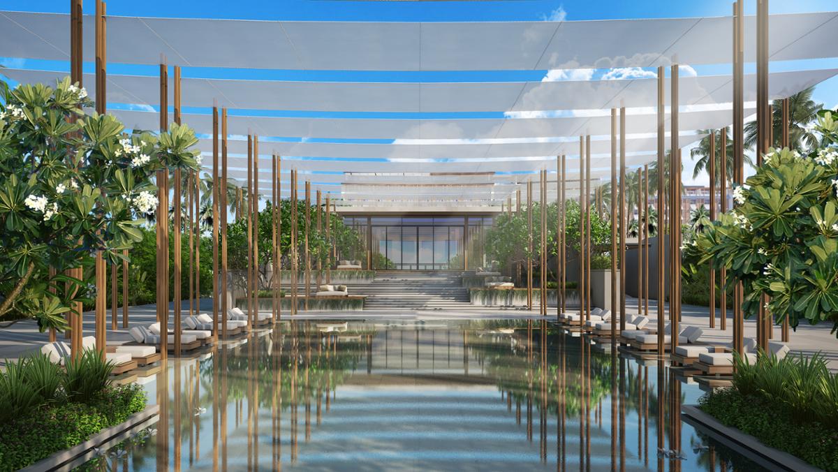 The resort’s architecture is being conceived to echo traditional Vietnamese design vernacular, including maximised access to the environment / Regent Phu Quoc
