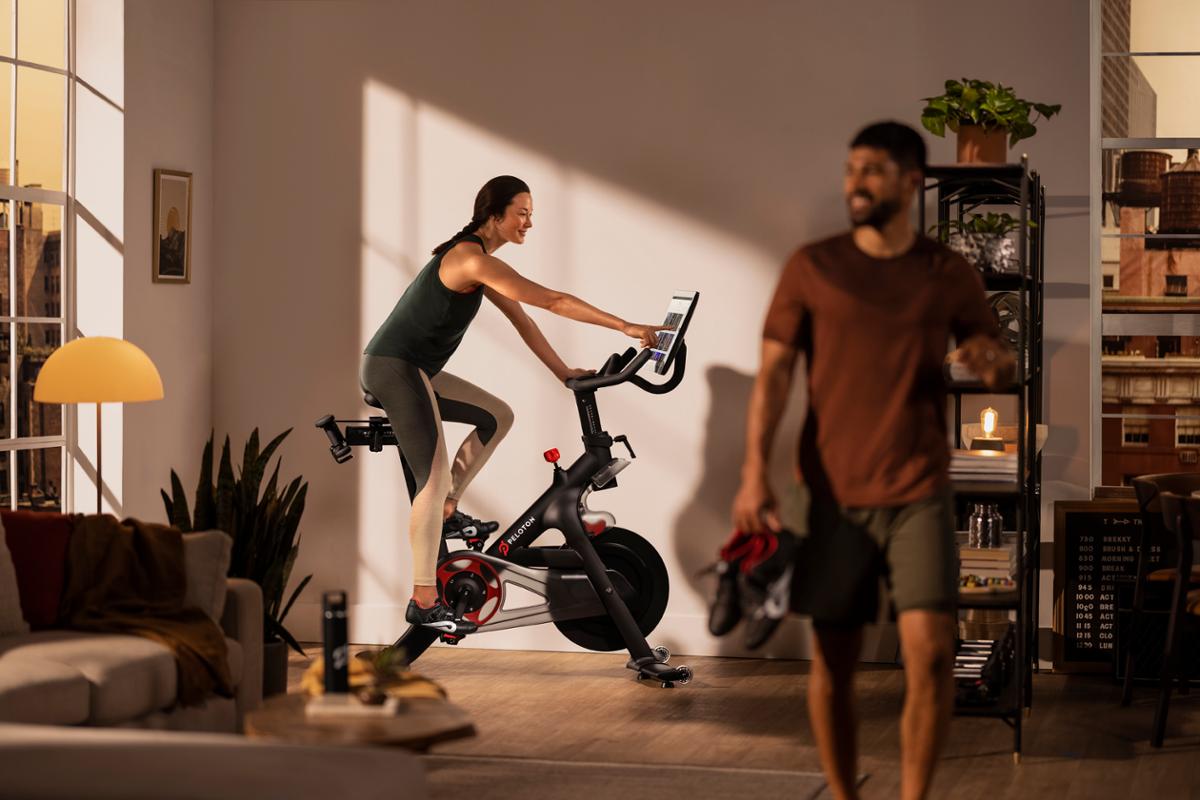 The value of Peloton's shares sky-rocketed during the pandemic, as people flocked to online fitness due to pandemic lockdowns / Peloton
