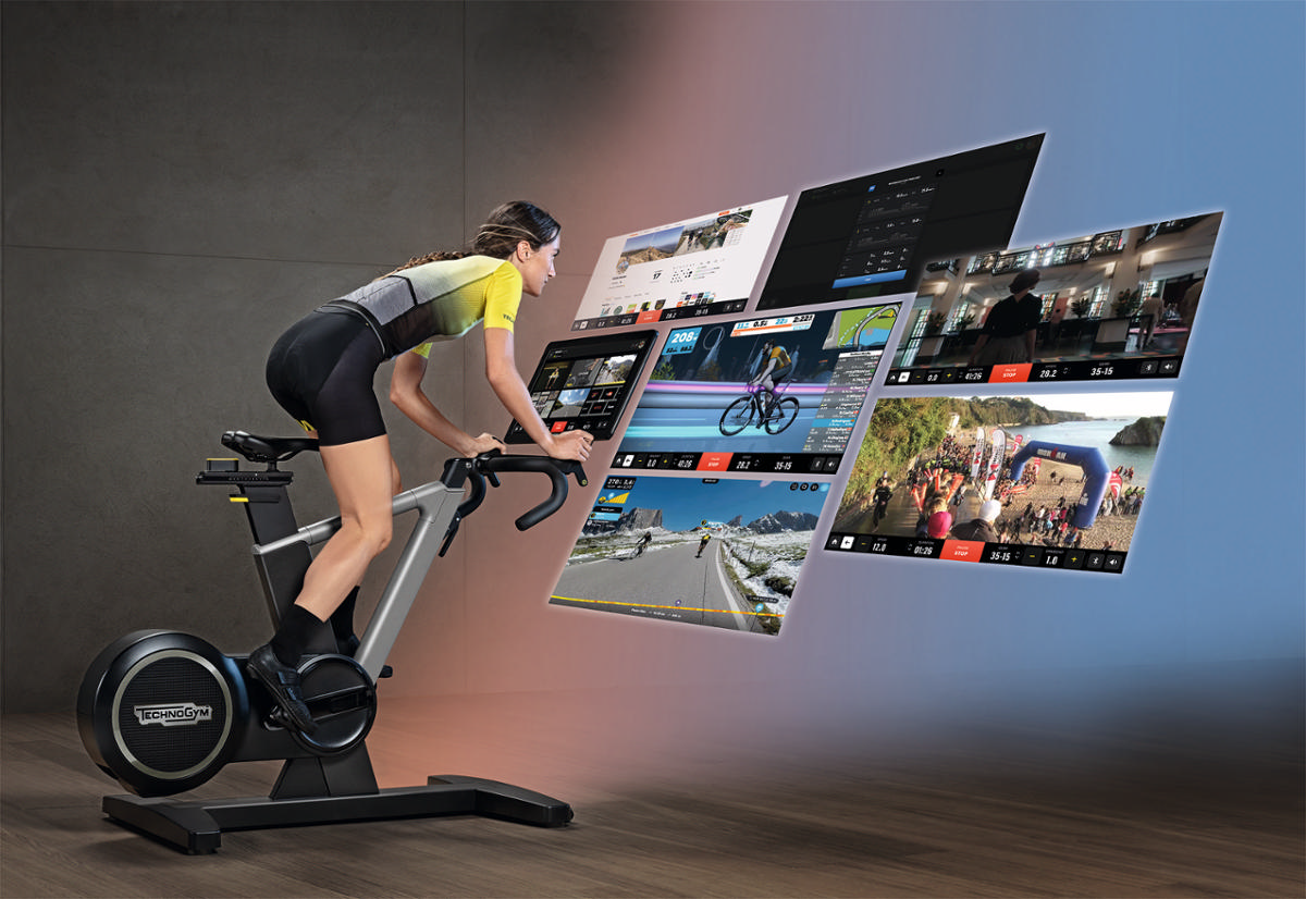 Bespoke professional training sessions for cyclists and triathletes, now on the gym floor with Technogym Ride all-in-one bike / Technogym