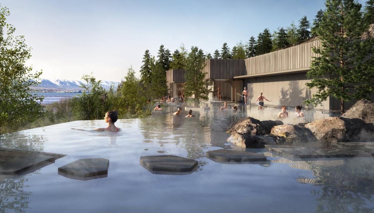 Forest Lagoon emphasises the natural wellness benefits of its location and encourages social bathing / Basalt Architects